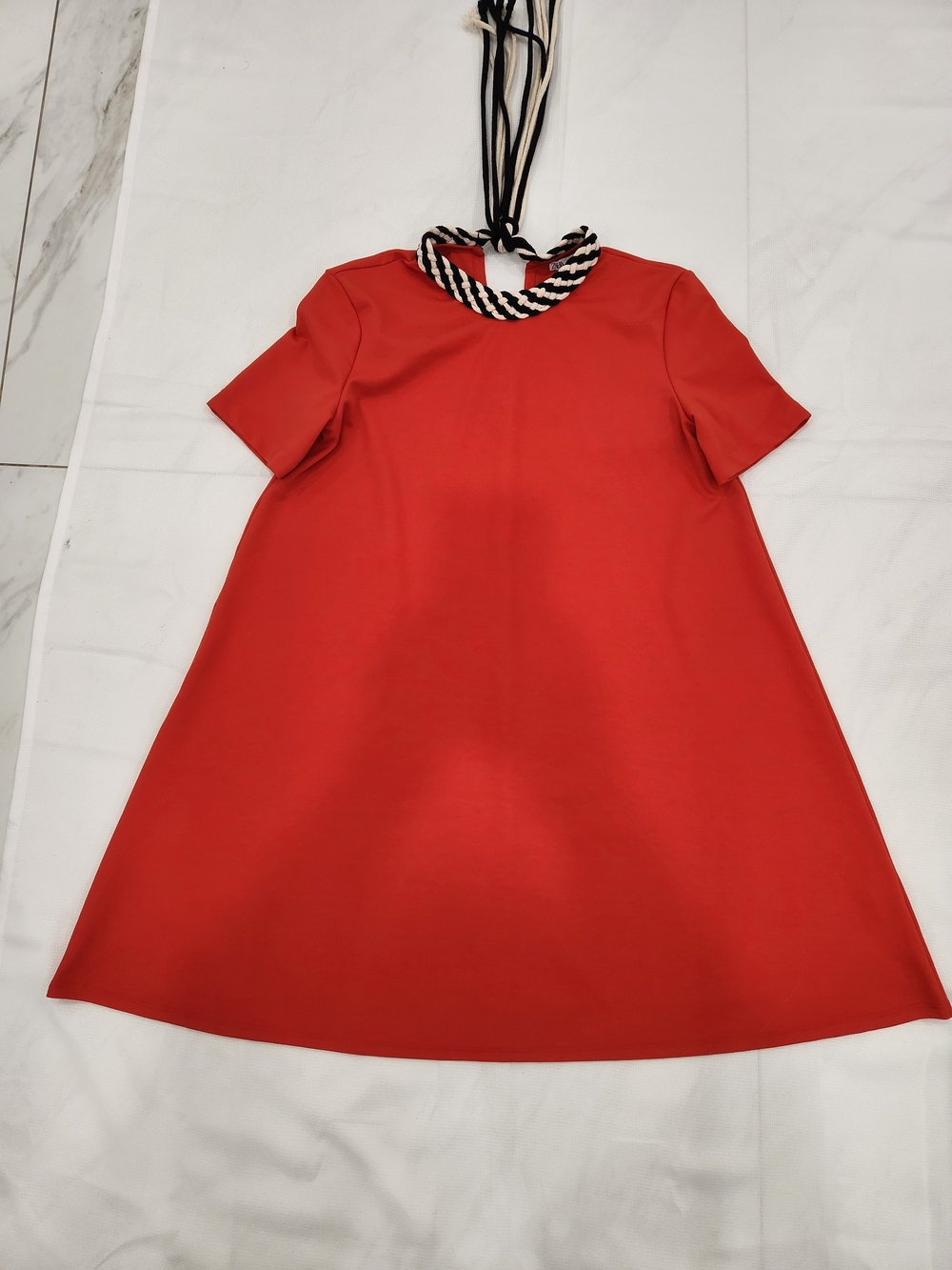 Zara Red A-Line Casual Kids Dress